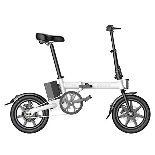 Vélos électriques : Lvbeis VéLo Electrique VAE Pliant De Ville Portable VTT Vitesse Jusqu'à 40Km / h Velo Assistance Electrique De Route pour Adultes, White