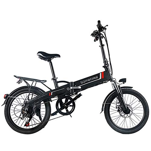 Vélos électriques : LY Bicyclettes électriques Pliables de 20 po, Vélos électriques, Noir