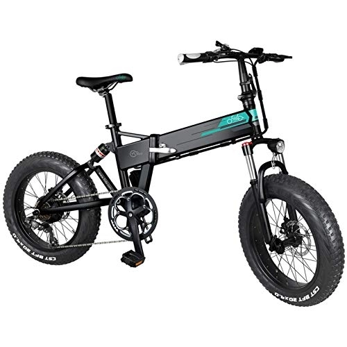 Vélos électriques : M1 Pro Vélo électrique Pliable Adultes Unisexe, Modes de 7 Vitesses, E-Bike Portable léger en Alliage d'aluminium à Gros Pneu, Ebike de Montagne de Snow Beach pour Adolescent et Adultes