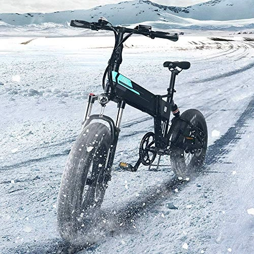 Vélos électriques : M1 Pro Vélo électrique pliable pour adulte 500 W 7 vitesses Affichage LCD 48 V 12, 8 Ah 40 km / h