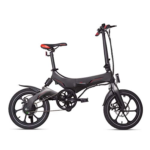 Vélos électriques : MACROM E-BIKE BICI ELETTRICA PIEGHEVOLE PORTOFINO TEL.MAGNESIO 36V 5, 2AH 16" 17, 5KG