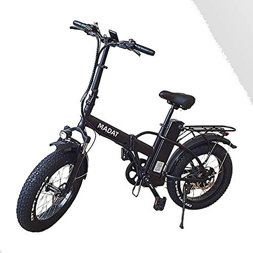 Vélos électriques : Madat - 1 moteur Bafang F6 500 W LG batterie 15 Ah hydraulique pliable vélo électrique.