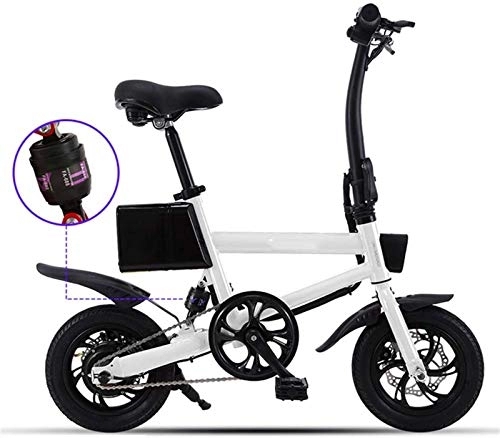 Vélos électriques : MaGiLL Vélos à 3 Roues pour Adultes, vélo électrique, vélos électriques pour Adultes Alliage Ebikes Vélos Tout Terrain 12" 36v 240w 7.8ah Batterie Lithium-ION Vitesse