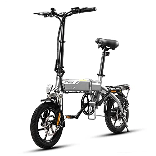 Vélos électriques : MARKBOARD Vélo électrique Pliable, 14 Pouces Vélo Electrique avec Moteur électrique 250W, Batterie Amovible 7, 5Ah, Trois Modes de Conduite, Vélos Electriques Etanches pour Adulte