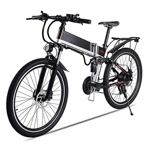 Vélos électriques : MOMI Vélo Électrique 48V350W Vélo De Montagne Auxiliaire Batterie Au Lithium Lumière De Vélo Vélo Électrique Vélo Électrique