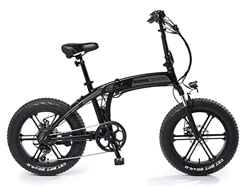Vélos électriques : MoMo MD-E20FF3-S, Vélo électrique Pliable Tokyo Unisexe pour Adulte, Gris