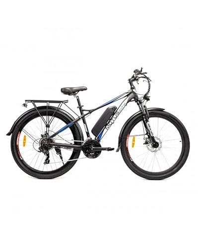 Vélos électriques : Motus City Black vélo électrique Noir Cadre 43 cm | Poids 29 Kg | Portée maximale 50-65 km* | Dérailleur Shimano 7 Vitesses