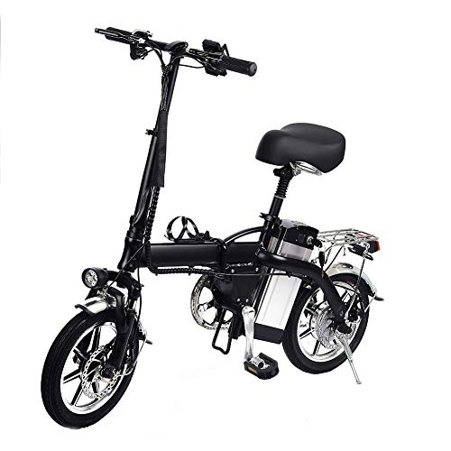 Vélos électriques : mysticall Pliant Ebike avec Batterie 350W 48V / 12AH, vélo électrique Pliable de 14 Pouces pour Adulte, vélo Pliable électrique avec pédales de vélo, jusqu'à 35 km / h