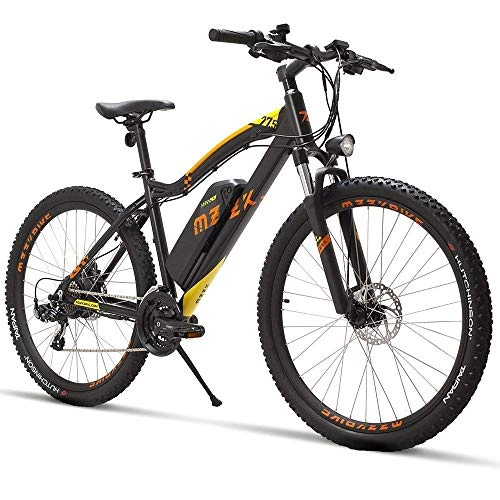Vélos électriques : MZZK 27, 5" Vélo de Montagne électrique à Assistance par pédale, Moteur 624W / 374W, Batterie au Lithium-ION de 13 Ah, vélo à 21 Vitesses (Mis à Jour +Batterie de Remplacement 13Ah)