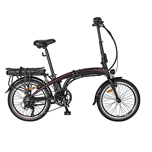 Vélos électriques : NAKXUS 20F039 Vélo électrique avec batterie amovible 36V 10AH Vélo électrique pliant pour banlieue 20 pouces pour adulte