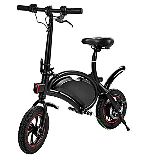 Vélos électriques : NAYY 26"Pliable VTT électrique 36V 350W 8Ah Batterie Lithium-ION Amovible vélos électriques for Freins à Disque Adultes capacité de Charge 100 kg (Color : Black)