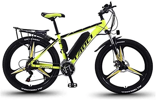 Vélos électriques : NAYY Vélos électriques 26"pour Adultes, vélos électriques Tout Terrain en Alliage de magnésium, 36V 350W Batterie Lithium-ION Amovible 8 / 10 / 13Ah en Option Mountain Ebike for Hommes