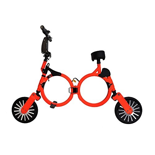 Vélos électriques : NEOFOLD Vélo électrique Pliant avec Batterie Lithium Rechargeable 48V (Orange), Trottinette électrique Pliant, Scooter Electrique 20 km / h