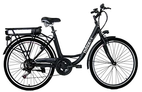 Vélos électriques : Nilox eBike J5 Unisex-Adult, Black, Medium