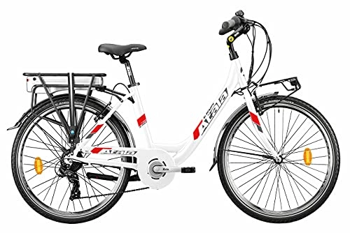 Vélos électriques : Nouveau modèle Atala 2021 vélo de randonnée électrique E-Bike E-Run 6.1 White / Red batterie 360 taille 45 (M)