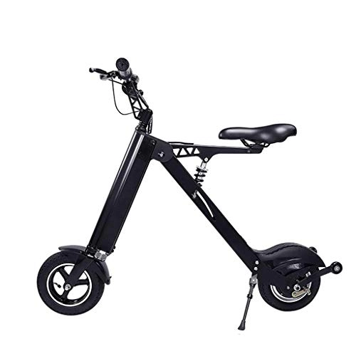 Vélos électriques : NUOLIANG Vélo électrique Pliant for Adultes 13 Pouces, véhicule à cellules de Lithium 36V 250W, kilométrage 18 Miles (Color : Black), Noir