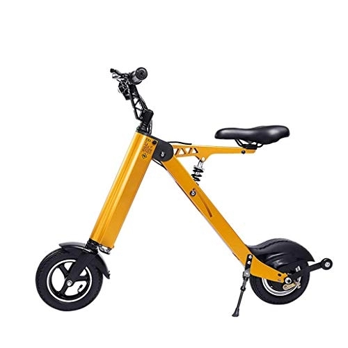 Vélos électriques : NUOLIANG Vélo électrique Pliant for Adultes 13 Pouces, véhicule à cellules de Lithium 36V 250W, kilométrage 18 Miles (Color : Orange)