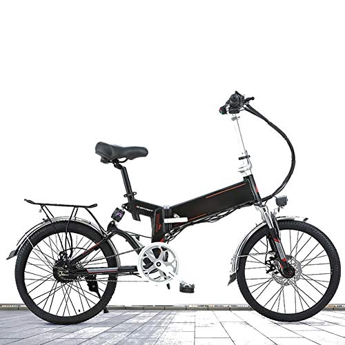 Vélos électriques : Oceanindw Vélo Électrique Pliant, Ville Léger Vélo 48v 350w Batterie au Lithium de Grande Capacité Vélos Confort Vélo Électrique Route Hybrides