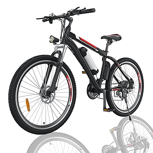 Vélos électriques : Oppikle Vélo Electrique 26" E-Bike - VTT Pliant 36V 250W Batterie au Lithium de Grande Capacité - Ville léger Vélo de avec moyeu 21 Vitesses