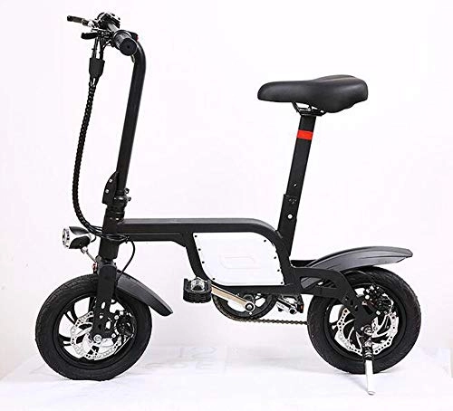 Vélos électriques : OPRG 12 \"Bicyclette lectrique Pliant La Batterie Au Lithium Portative De Propulseur De Propulseur De Pdale De La Pdale