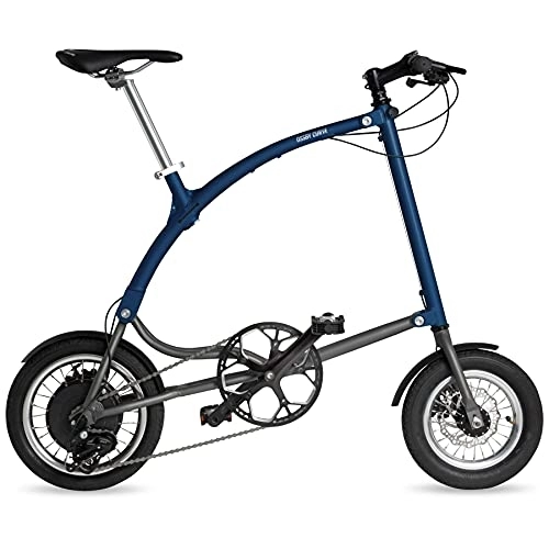 Vélos électriques : Ossby Courbe Vélo Pliant électrique Unisexe, Adulte, Bleu Marine, Tamaño único