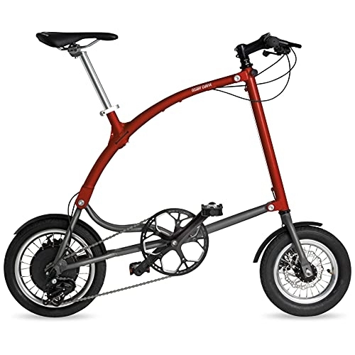 Vélos électriques : Ossby Courbe Vélo Pliant électrique Unisexe, Adulte, Rouge, Tamaño único