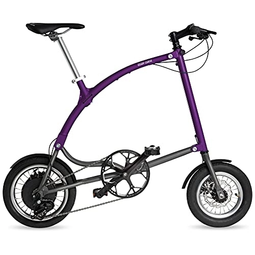 Vélos électriques : Ossby Courbe Vélo Pliant électrique Unisexe, Adulte, Violet, Tamaño único