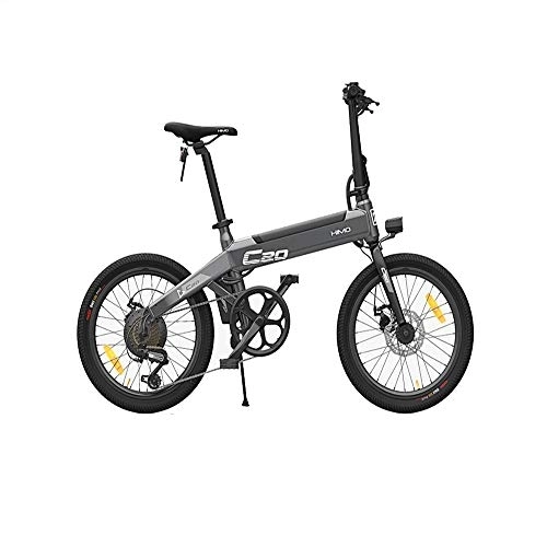 Vélos électriques : OUXI Vélo de Montagne pour Adultes, vélo électrique Pliable avec pneus améliorés de et Batterie Amovible de Grande capacité (C20 Gris)