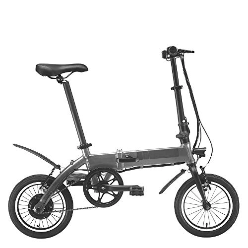 Vélos électriques : Owenqian Vélo électrique Vélo électrique 250W Moteur électrique sans balais vélo Pliant 40KM Vitesse Maximum LCD Ebike Vélo de Route vélo électrique Pliable (Couleur : Noir, Taille : Taille Unique)