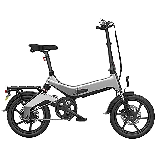 Vélos électriques : Polyvalent Vélo électrique pliant pour adultes 20 '' Commuter Commuter Bicycle 7. 5AH Batterie lithium-ion amovible 3 6V 250W Le moteur et la vitesse réglable intelligente pour les voyages de cyclisme