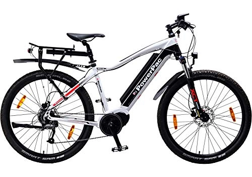 Vélos électriques : PowerPac 2020 VTT électrique 27, 5" PEDELEC Vélo électrique Vélo hydraulique avec batterie Li-ion 36 V 17 Ah (612 Wh)