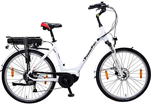 Vélos électriques : PowerPac Vélo de Ville 26" PEDELEC Vélo électrique électrique avec Batterie Li-Ions 36 V 14 Ah (504 Wh) Modèle 2020