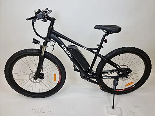 Vélos électriques : QDH Vélo électrique 27, 5" 250 W pour homme et femme 25 km / h Moteur arrière et batterie au lithium 36 V 10, 4 Ah pour montagne, plage, ville, champ de neige