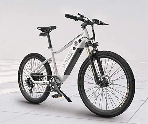 Vélos électriques : Qianqiusui Vélos électriques, vélos électriques Haut de Gamme (Color : White)