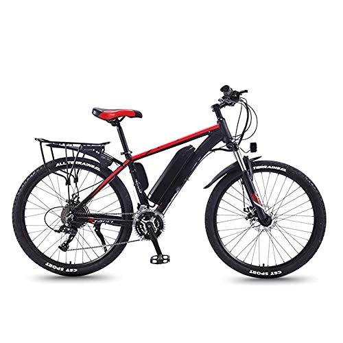 Vélos électriques : QININQ Vélos électriques pour Adultes, en Alliage de magnésium eBikes Vélos Tout Terrain, 26" 36V 350W 8Ah Amovible au Lithium-ION pour Hommes Montagne Ebike