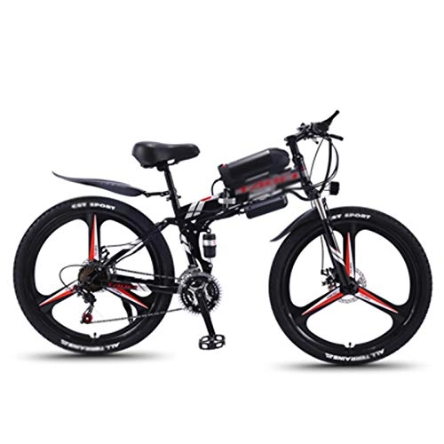Vélos électriques : Qinmo Vélos électriques for Adultes, en Alliage de magnésium eBikes Vélos Tout Terrain, 26" 36V 350W 8 / 10 / 13Ah Amovible Lithium-ION Montagne Ebike (Color : 21 Speed, Size : 8ah)