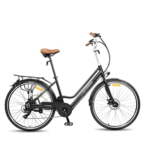Vélos électriques : QYTEC ddzxc Vélo électrique adulte 61 cm avec batterie assistée vélo électrique de ville