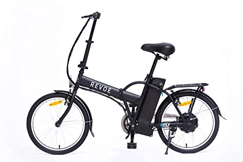 Vélos électriques : Revoe Light Vélo Électrique Pliant 20' Mixte Adulte, Noir