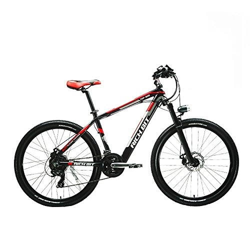 Vélos électriques : RICH BIT® Vélo électrique de montagne TP-800 250 W * 36 V Batterie LG dissimulée dans le cadre 21Speed Roue de 26 pouces Frein à disque