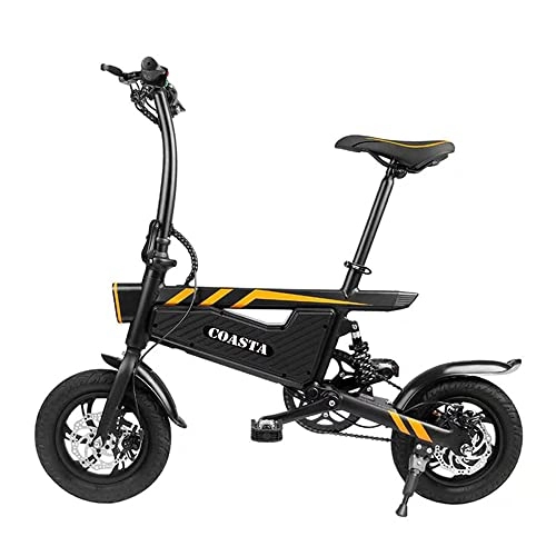 Vélos électriques : Roulement en Europe - 36 / 7, 8 Ah - Vélo électrique à piles - Roues de 12" - Cadre solide pliable - Moteur puissant de 30 km maximum - Vélo électrique