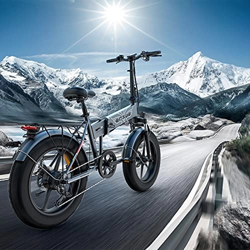 Vélos électriques : RUBAPOSM Vélos électriques Pliants, Vitesse de Conduite Maximale 50-55 KM / h, Vélo de Randonnée D'extérieur Tout-Terrain avec Assistance Au Pédalage, Batterie au Lithium Amovible 36V 10Ah