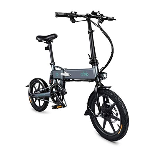 Vélos électriques : RZBB Vlo Pliant Batterie Au Lithium De Voiture, Ebike, Vlo lectrique Pliable avec Lumire LED Avant pour Adulte