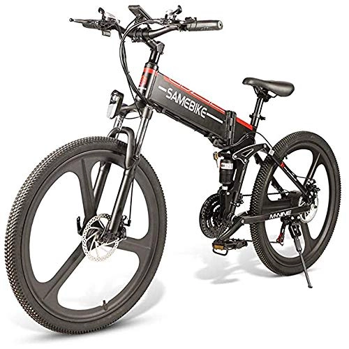 Vélos électriques : SAMEBIKE LO26 lectrique Pliant en Alliage D'aluminium E-Bike, 21-Level Shift Assisted, Adulte Cyclomoteur Double Frein Disque Moto Amortisseur