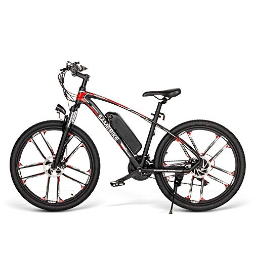 Vélos électriques : SAMEBIKE SM26 Vélo électrique 48 V 350 W 8 Ah 25 km / h Vélo électrique Pendule 26 pouces Vélo pour adulte, homme, femme (Noir)