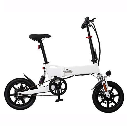 Vélos électriques : Shhjjyp Vélo Électrique Smart E-Bike Vélo Électrique Pliant Vélo Électrique Léger 250W 36V avec Écran LCD 14 Pouces Tire pour Adult City Commuting