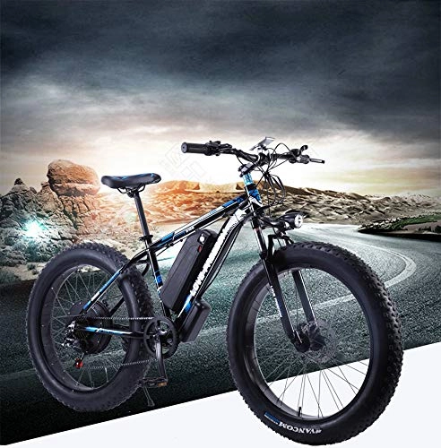 Vélos électriques : SHIJING l'amour de la liberté 26 Pouces vélo électrique 48V 13Ah Batterie au Lithium électrique VTT 500W Moteur électrique Neige vélo