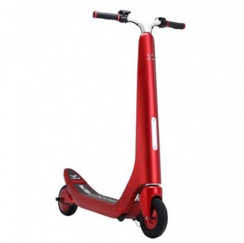 Vélos électriques : Smart'R Trottinette électrique Bluetooth, LG, Pliable Rouge