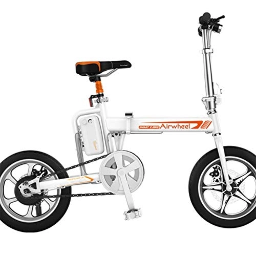 Vélos électriques : SRIMU Vélo Pliant Pratique for Transporter Une Batterie au Lithium de Voiture à Deux Roues cyclomoteur