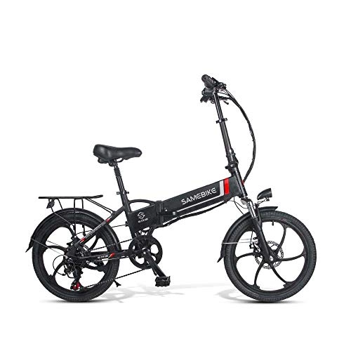 Vélos électriques : SRXH Électrique Vélo Pliant pour Adulte, E-Bike, 350W Watts Moteur 20 Pouces Scooter électrique, 10 Ah électrique Pliant vélo avec LED, jusqu'à 25 kmh