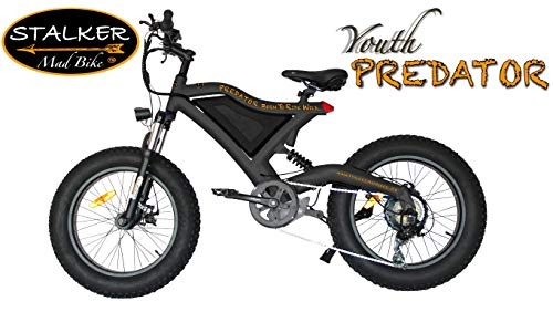 Vélos électriques : STALKER Mad Bike® Youth Predator - Fat Bike Électrique 500W pour Adolescent +14 Ans
